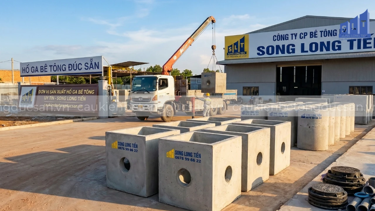 Bãi đúc hố ga bê tông tại Đồng Nai quy mô lớn, uy tín