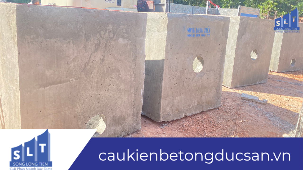 Hố ga bê tông đúc sẵn Long An tại bãi Song Long Tiến Hố ga bê tông đúc sẵn Long An tại bãi Song Long Tiến