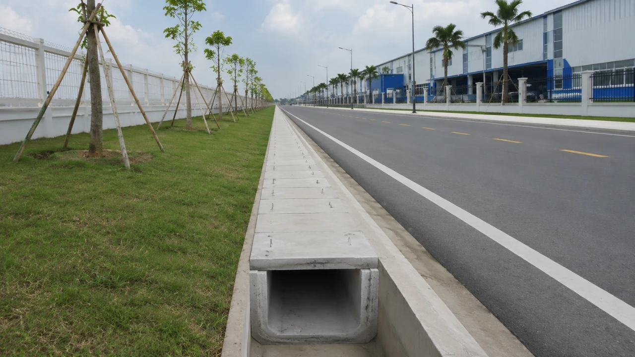 Mương chữ U tại Bà Rịa Vũng Tàu ứng dụng trong hệ thống thoát nước khu công nghiệp