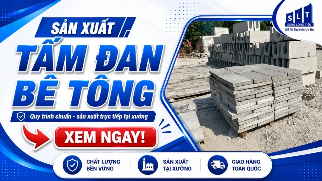 sản xuất tấm đan bê tông