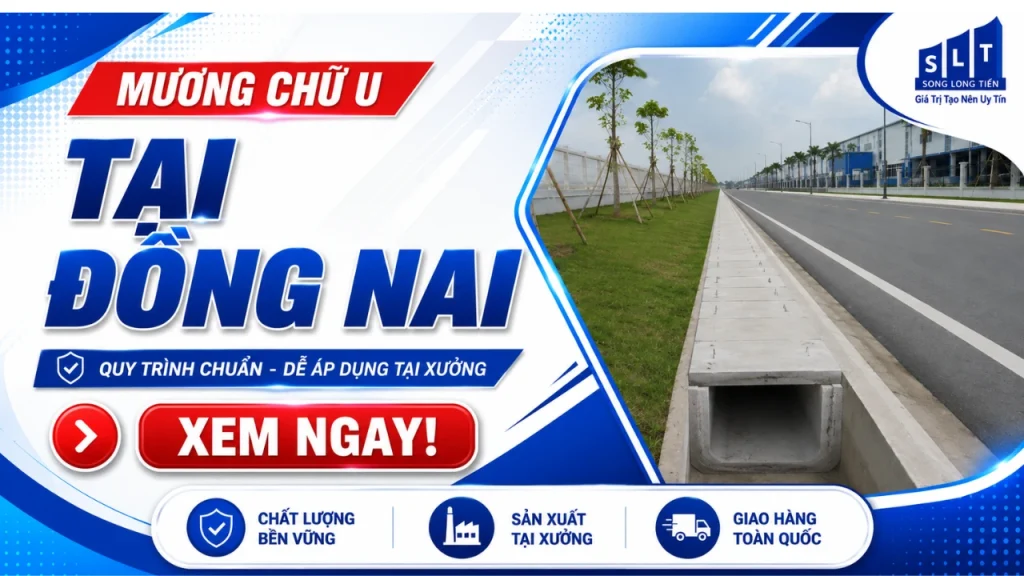 Mương Chữ U Tại Đồng Nai – Giải Pháp Thoát Nước Tối Ưu Cho Công Trình Hạ Tầng