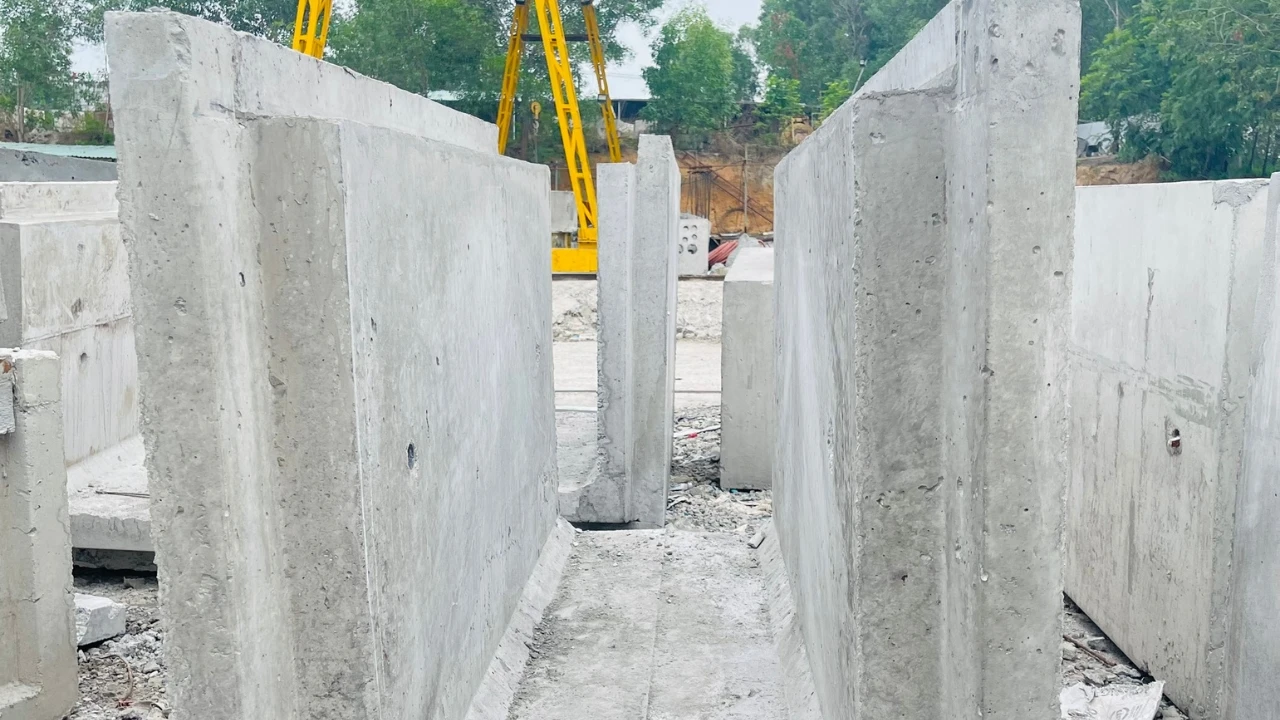 Tiêu Chuẩn Cấu Kiện Bê Tông Đúc Sẵn Xưởng sản xuất cấu kiện bê tông đúc sẵn đạt tiêu chuẩn kỹ thuật tại Song Long Tiến