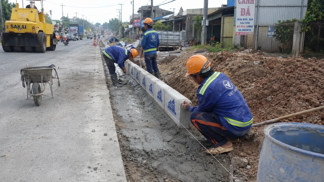 Bó Vỉa Bê Tông Tại Bình Dương