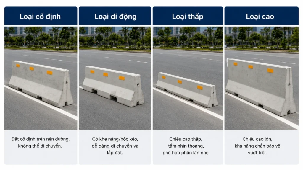 Dải Phân Cách Bê Tông