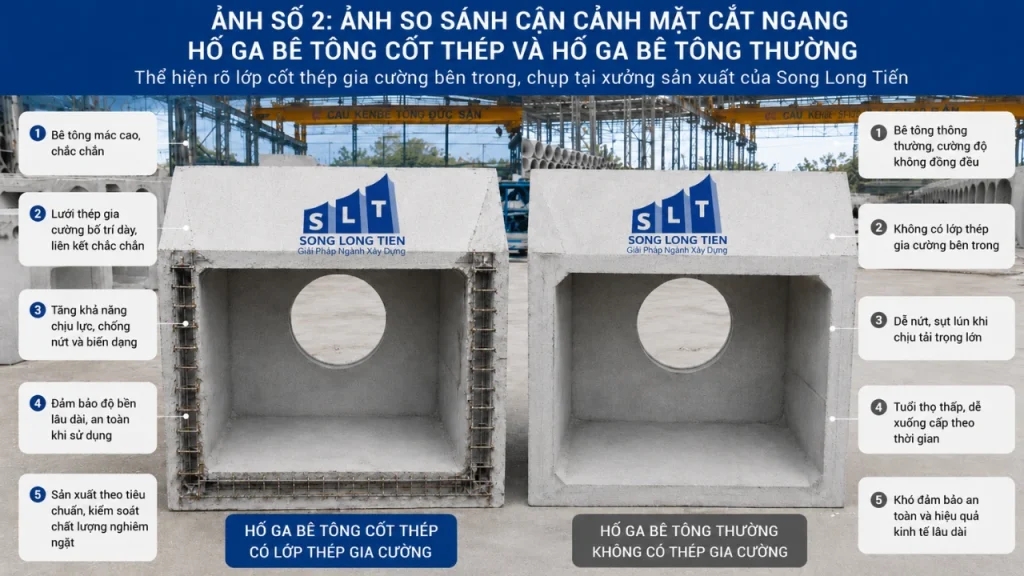 Hố Ga Bê Tông Cốt Thép