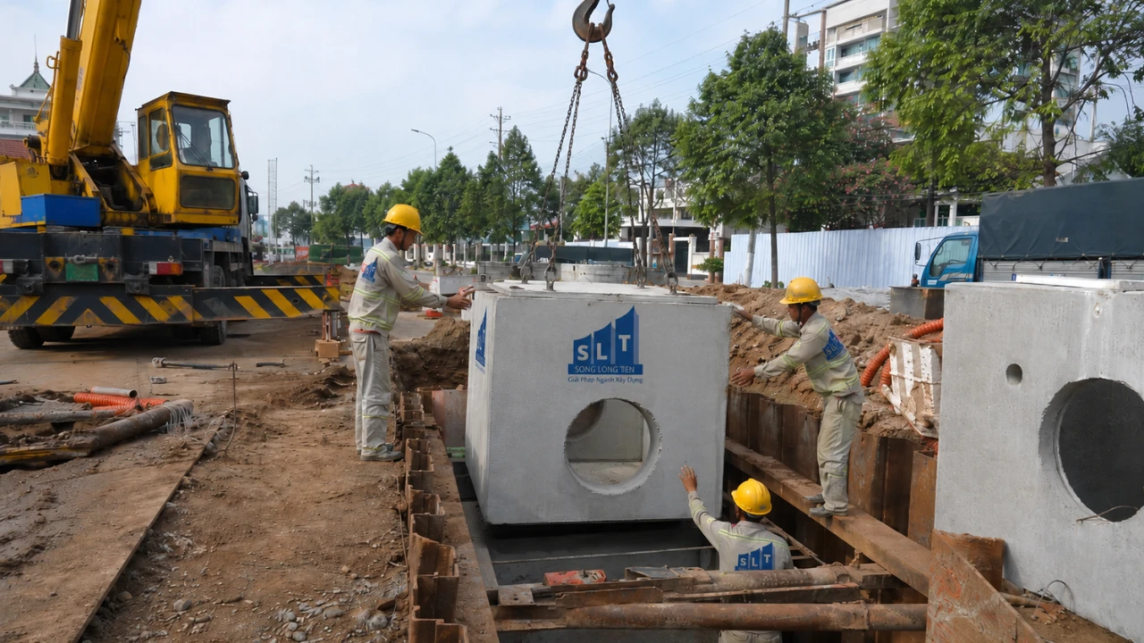 Hố Ga Bê Tông Đúc Sẵn: