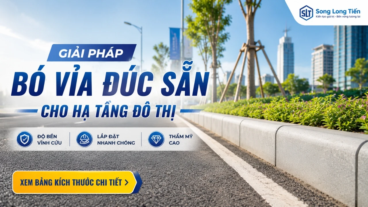 Kích Thước Bó Vỉa Bê Tông