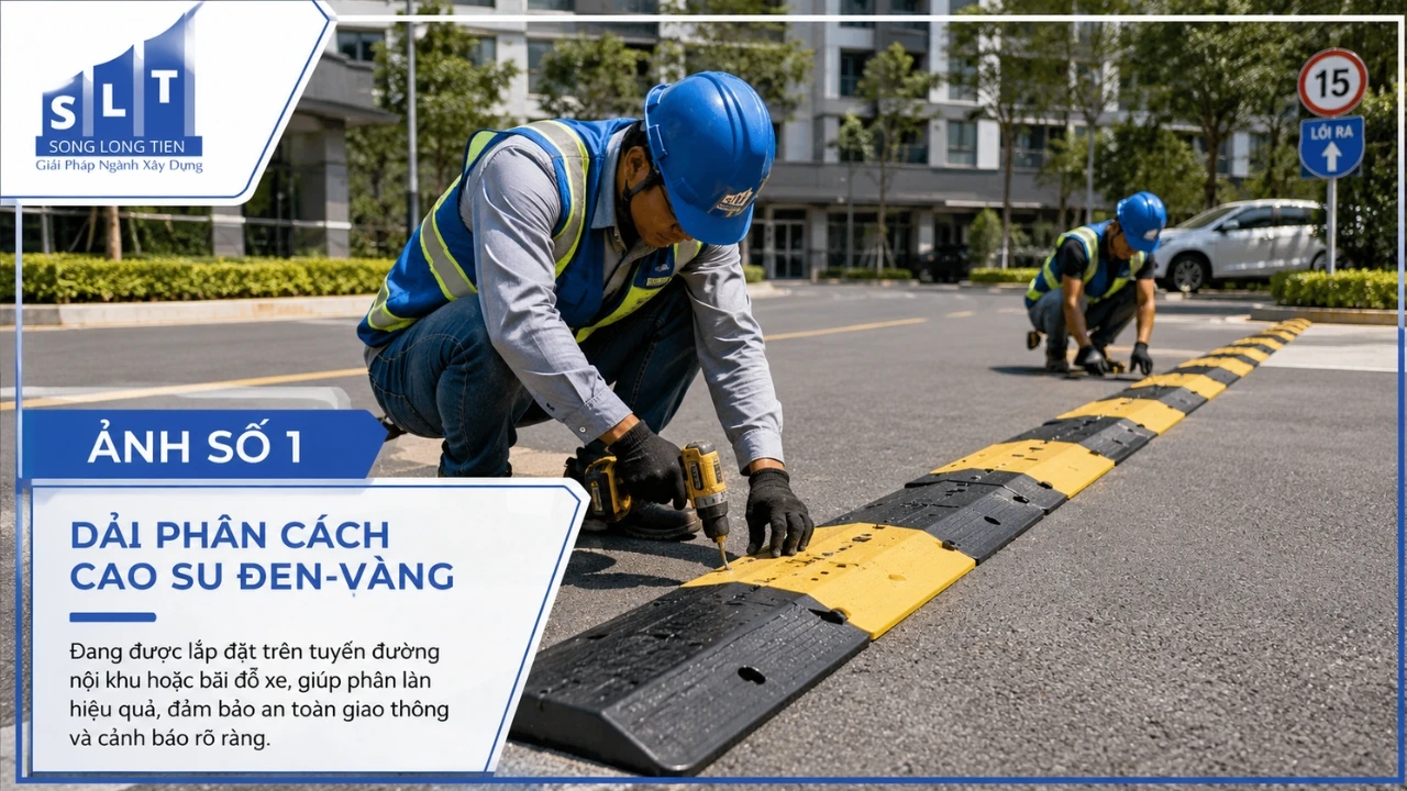 Dải Phân Cách Cao Su