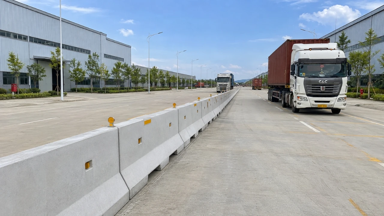 Dải Phân Cách Khu Công Nghiệp