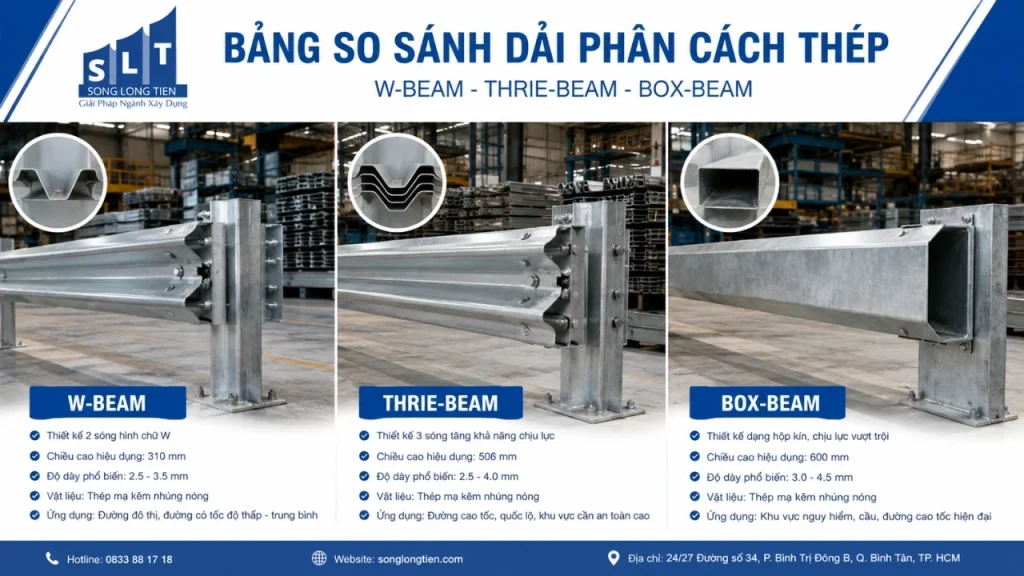 Dải Phân Cách Thép