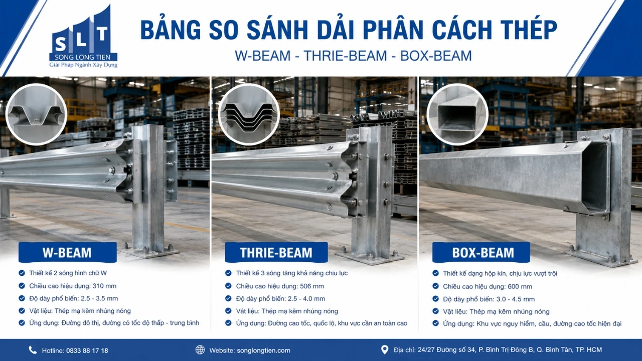 Dải Phân Cách Thép