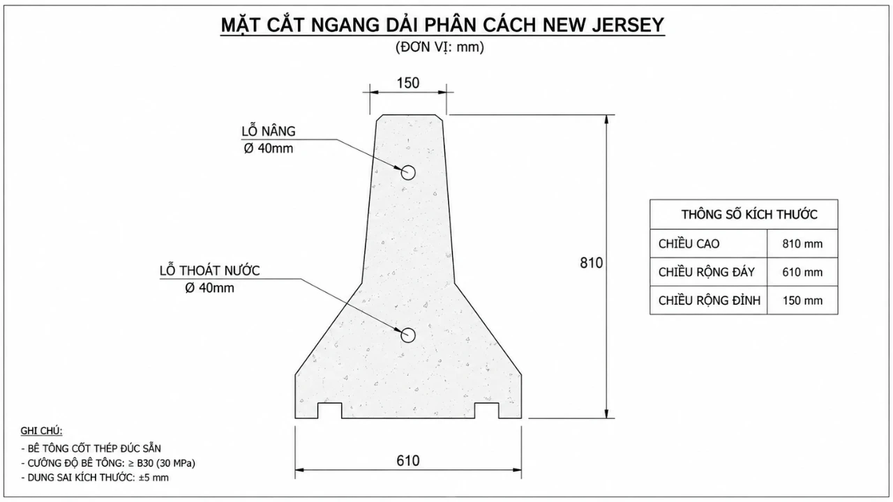 Tiêu Chuẩn Dải Phân Cách