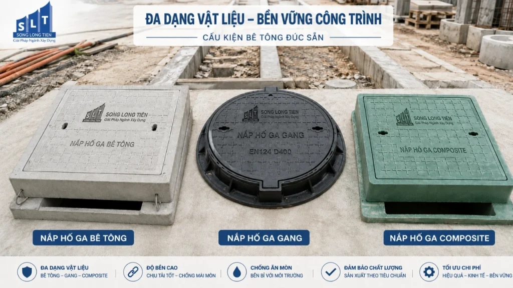 Vật Liệu Nắp Hố Ga