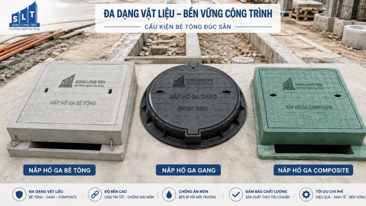 Vật Liệu Nắp Hố Ga